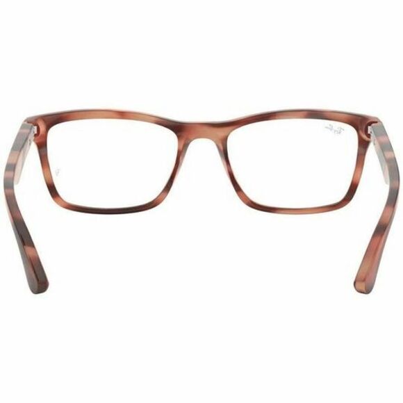 Ray-Ban Square Unisex Eyeglasses Pink/Brown - Picture 4 of 5